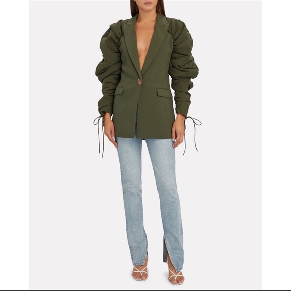 WeWoreWhat Stiletto Slit Skinny Jeans in Studio Light Wash NWT - Picture 2 of 9